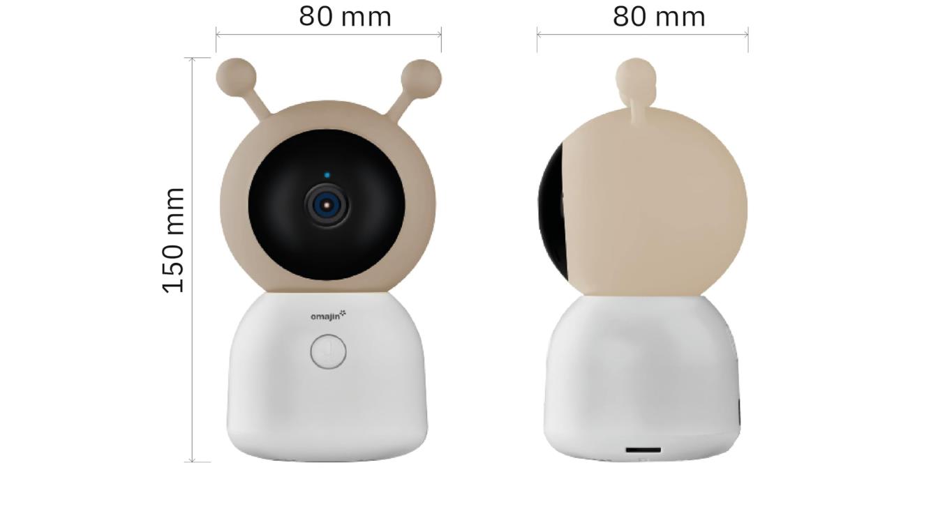 Omajin OBC-01-EC kūdikių kamera