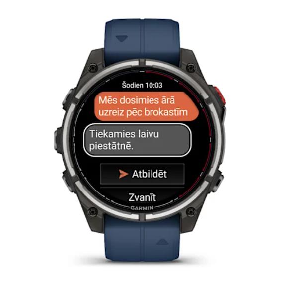 Garmin quatix 8 Pro Смарт-часы, 47 мм, AMOLED Marine GPS, Синие