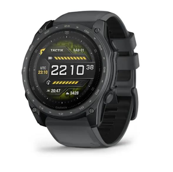 tactix 8 – 51 mm, AMOLED, Cerakote Coating, Incl ABU Solver and Slate Grey Cerakote Coating