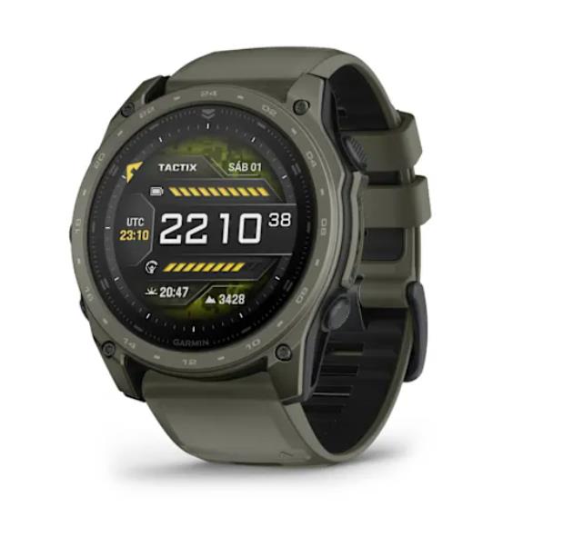 tactix 8 – 51 mm, AMOLED, Cerakote Coating, Incl ABU Solver and Olive Drab Cerakote Coating