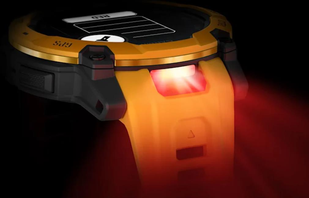 Instinct 3 –50 mm, Solar Sunburst with sunburst/grey silicone band