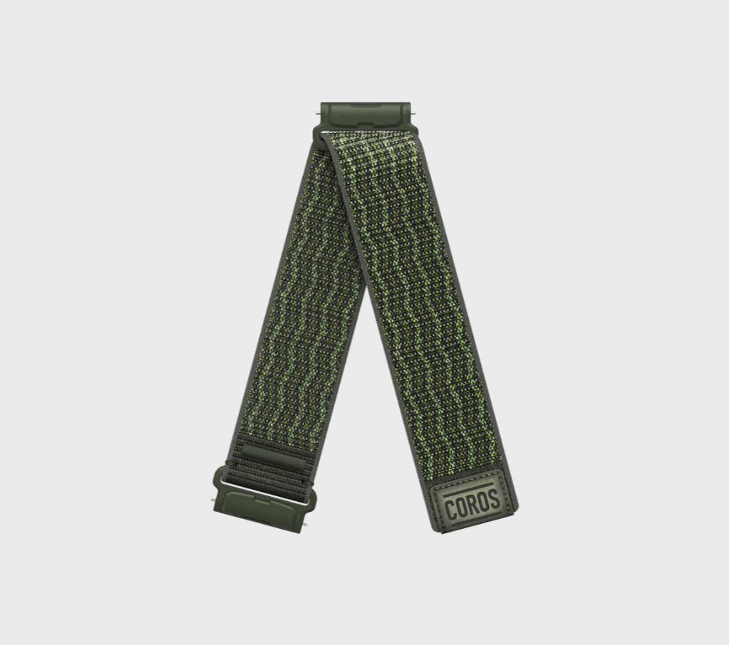 COROS NOMAD Nylon Band - Green - Long