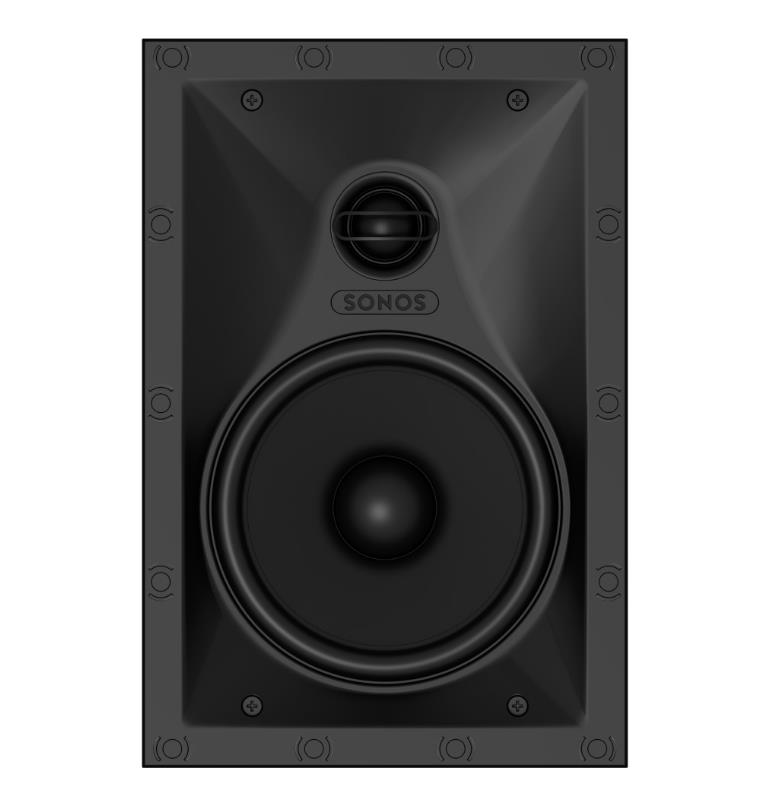 Sonos seina sisse paigaldatav kõlar, paar, valge