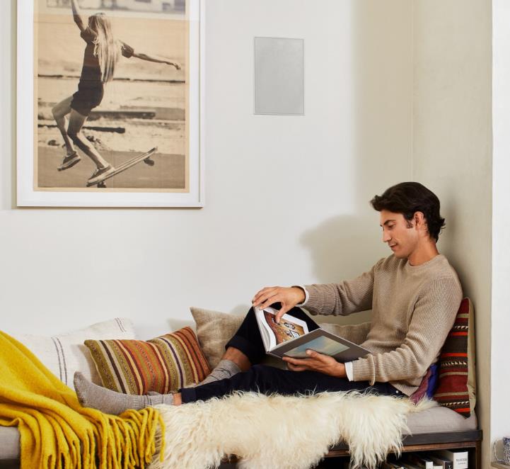 Sonos seina sisse paigaldatav kõlar, paar, valge