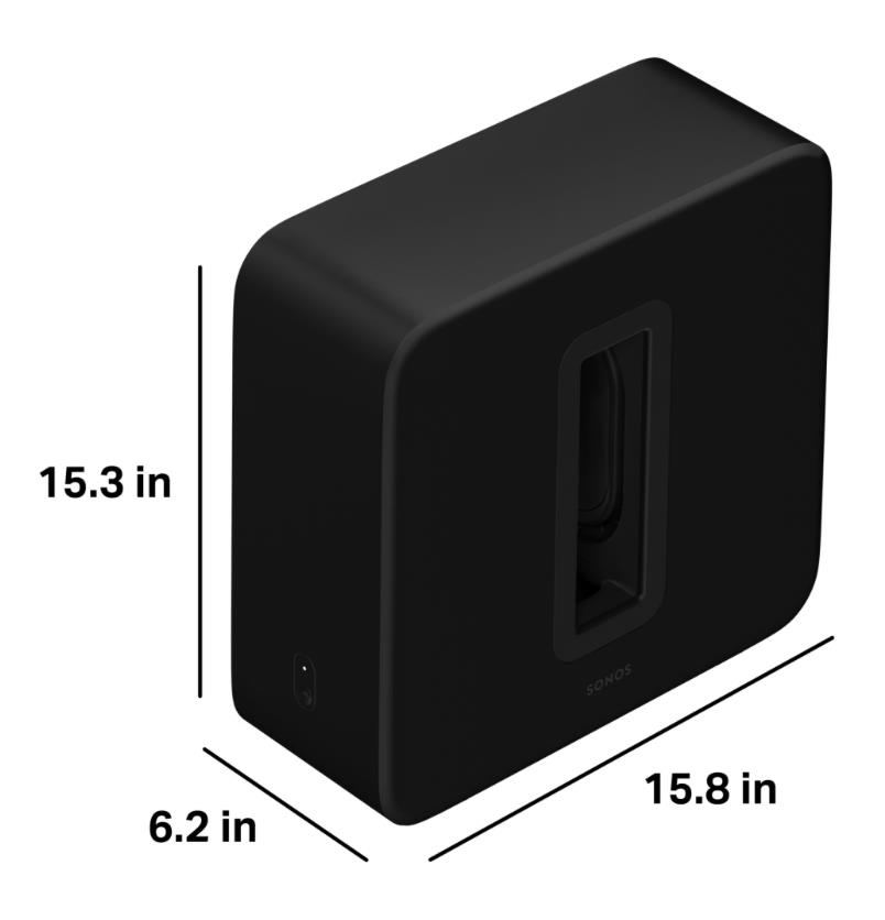 Sonos Sub 4 subwoofer, must