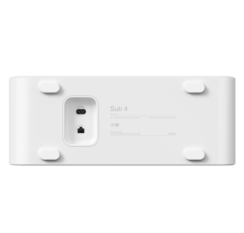 Sonos Sub 4 subwoofer, valge