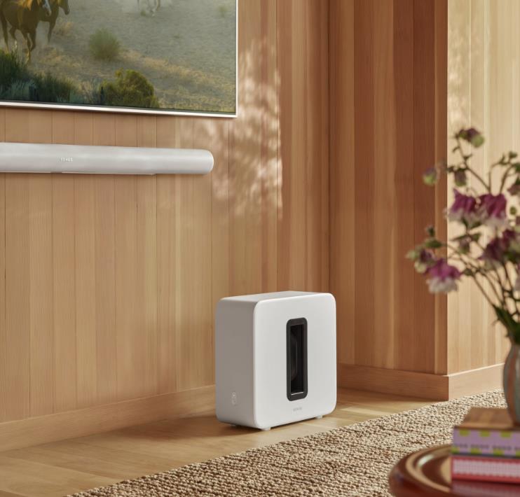 Sonos Sub 4 subwoofer, valge