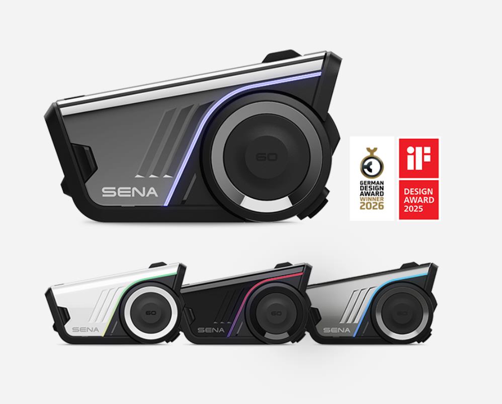 60S Motorcycle Communication System with SOUND BY Harman Kardon