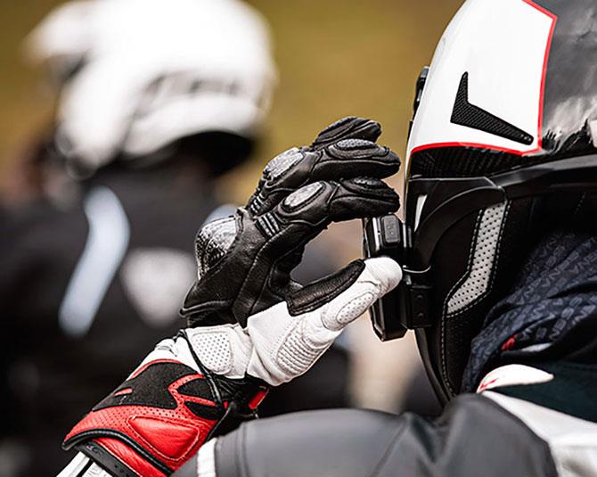 50R Low Profile Motorcycle Communication System with SOUND BY Harman Kardon