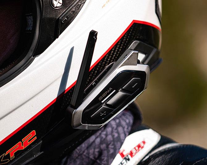 50R Low Profile Motorcycle Communication System with SOUND BY Harman Kardon Dual Pack