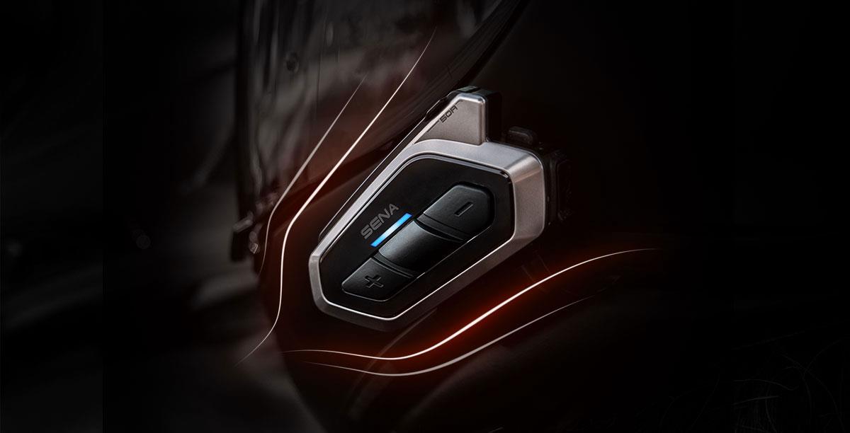 50R Low Profile Motorcycle Communication System with SOUND BY Harman Kardon Dual Pack