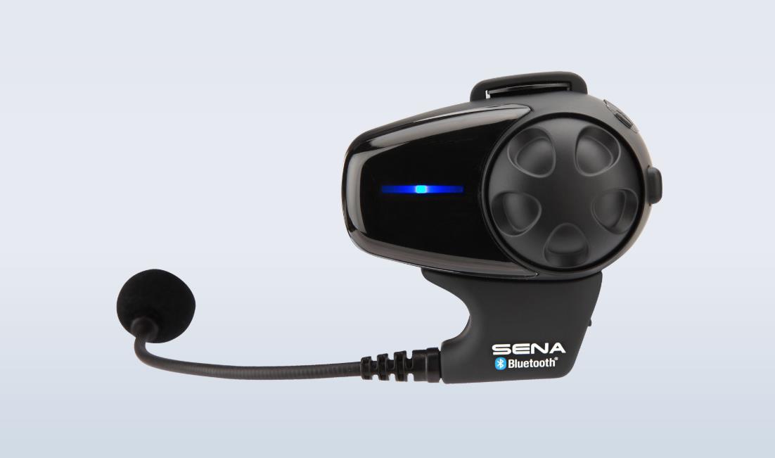 SMH10 Motorcycle Bluetooth Communication System with Universal Microphone Kit