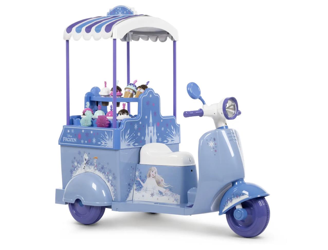 Huffy Frozen Ice cream kart 7.2V Battery Ride-on Toy for Girls