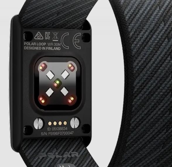 POLAR LOOP GEN2 Фитнес-браслет без экрана, медного цвета, Черный, S-L