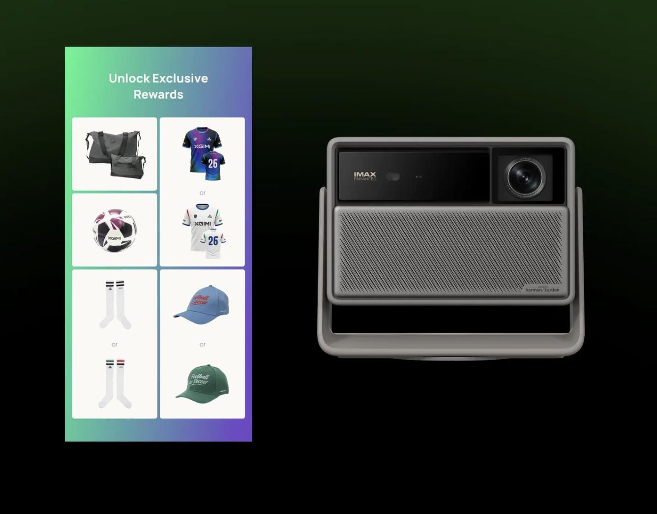 Xgimi HORIZON 20 home projector with FC26 code