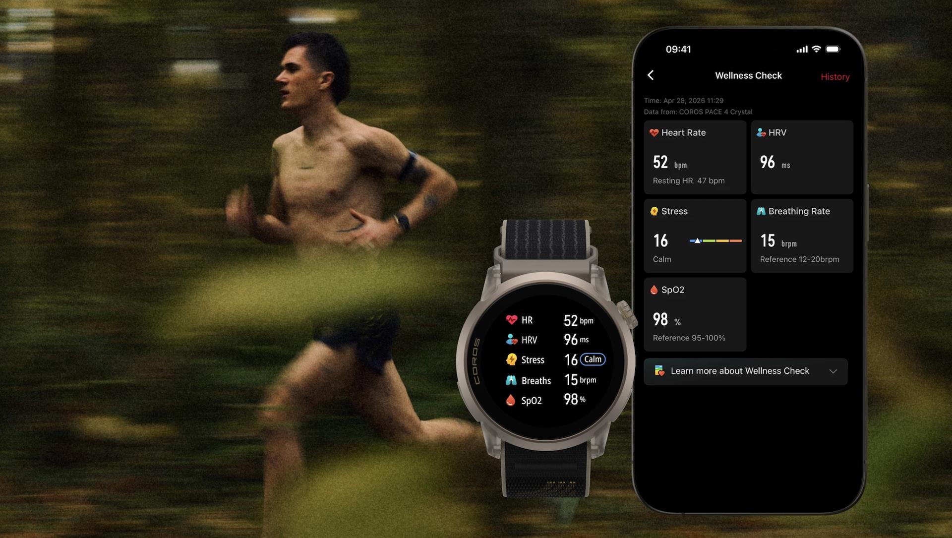 COROS PACE 4 GPS sportinis laikrodis, Jakob Ingebrigtsen serija