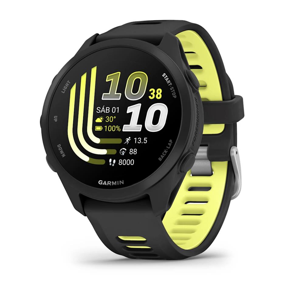 Forerunner 170, Black with Black/Amp Yellow Band
