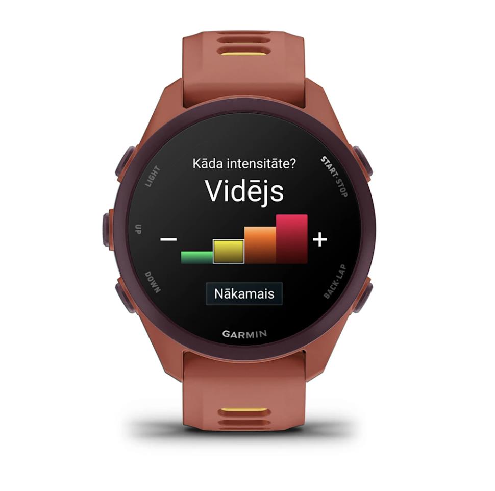 Garmin Forerunner 170 Music smartwatch, Red Pink with Red Pink/Mango Band