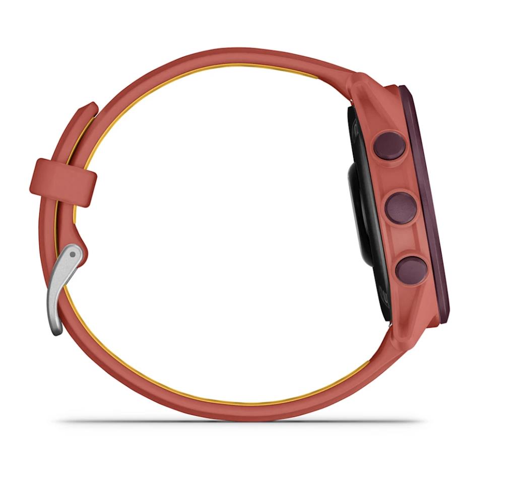 Garmin Forerunner 170 Music smartwatch, Red Pink with Red Pink/Mango Band
