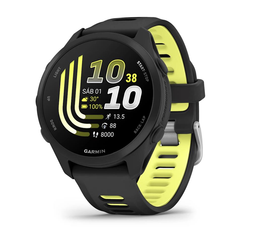 Forerunner 170 Music, Black with Black/Amp Yellow Band