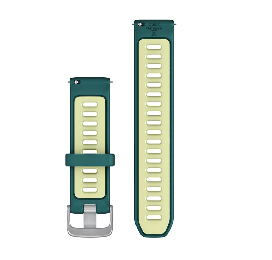Quick Release Bands (20 mm), Teal Green/Citron