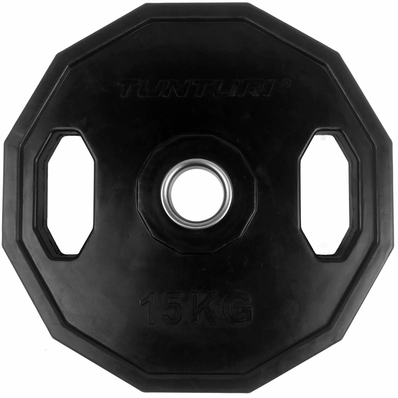 Tunturi Olympic Rubber Plate 15.0kg - Single