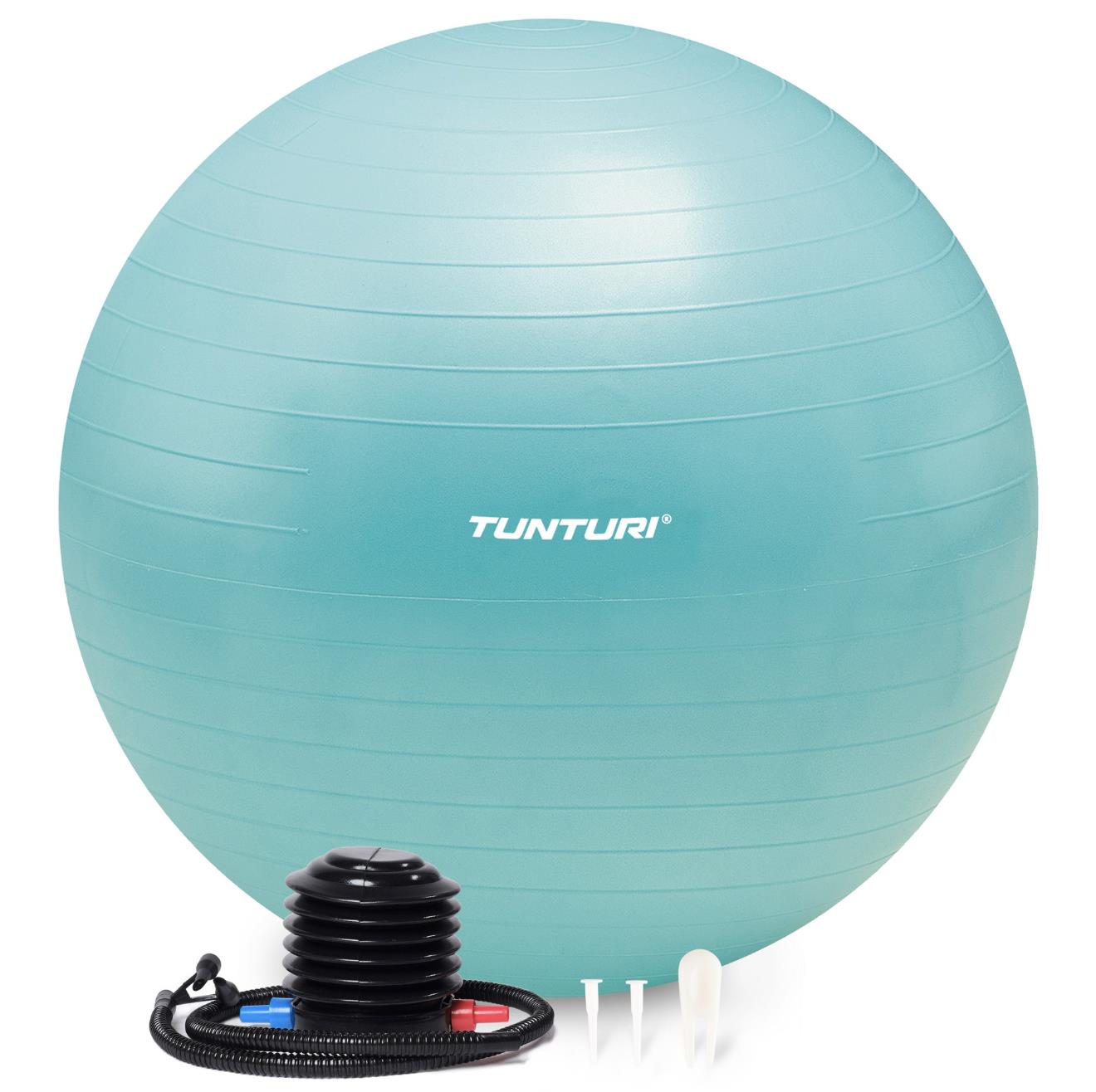 Tunturi Gymball 65cm, Turquoise, Anti Burst