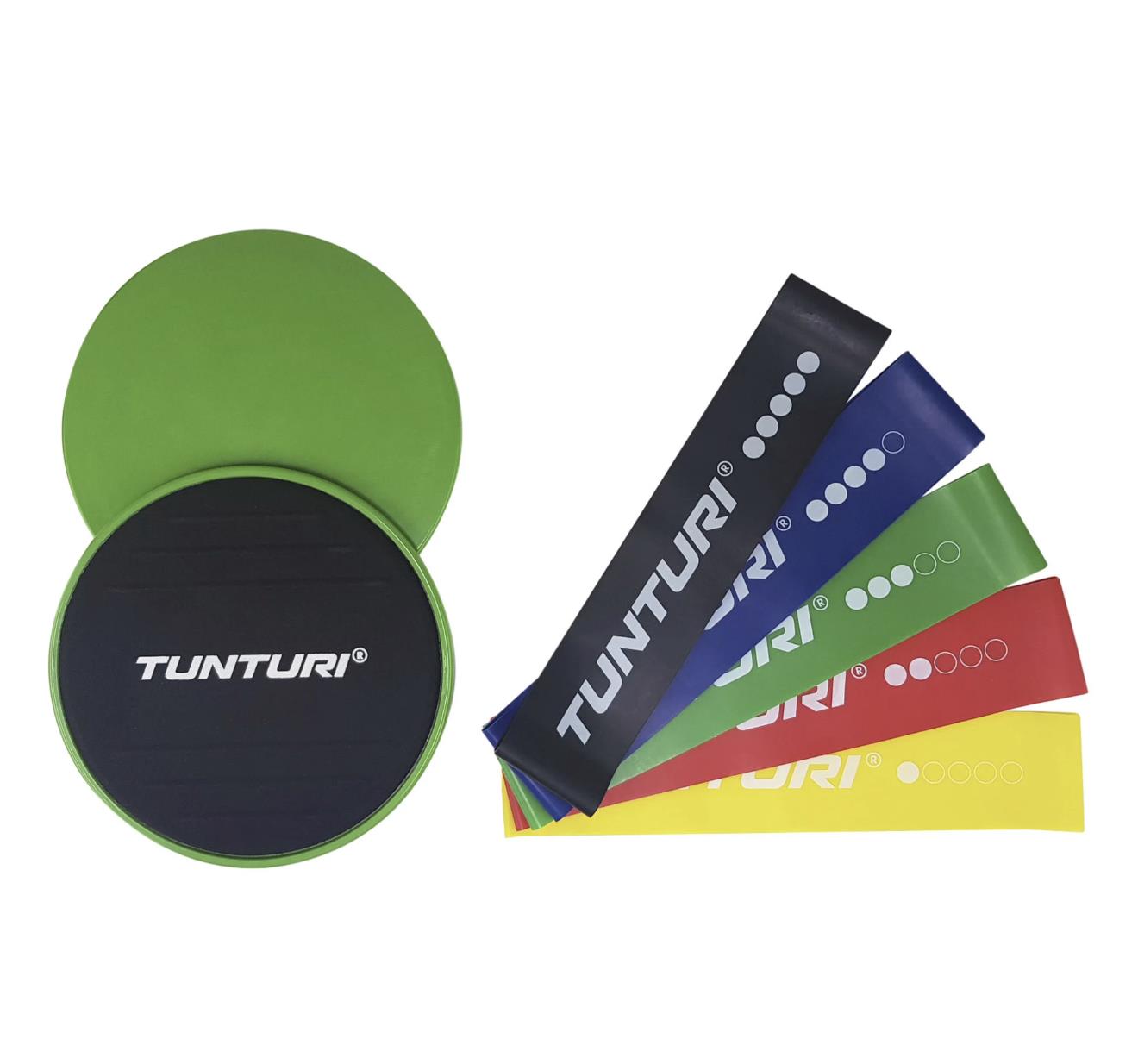Tunturi Resistance & Core Sliders Set