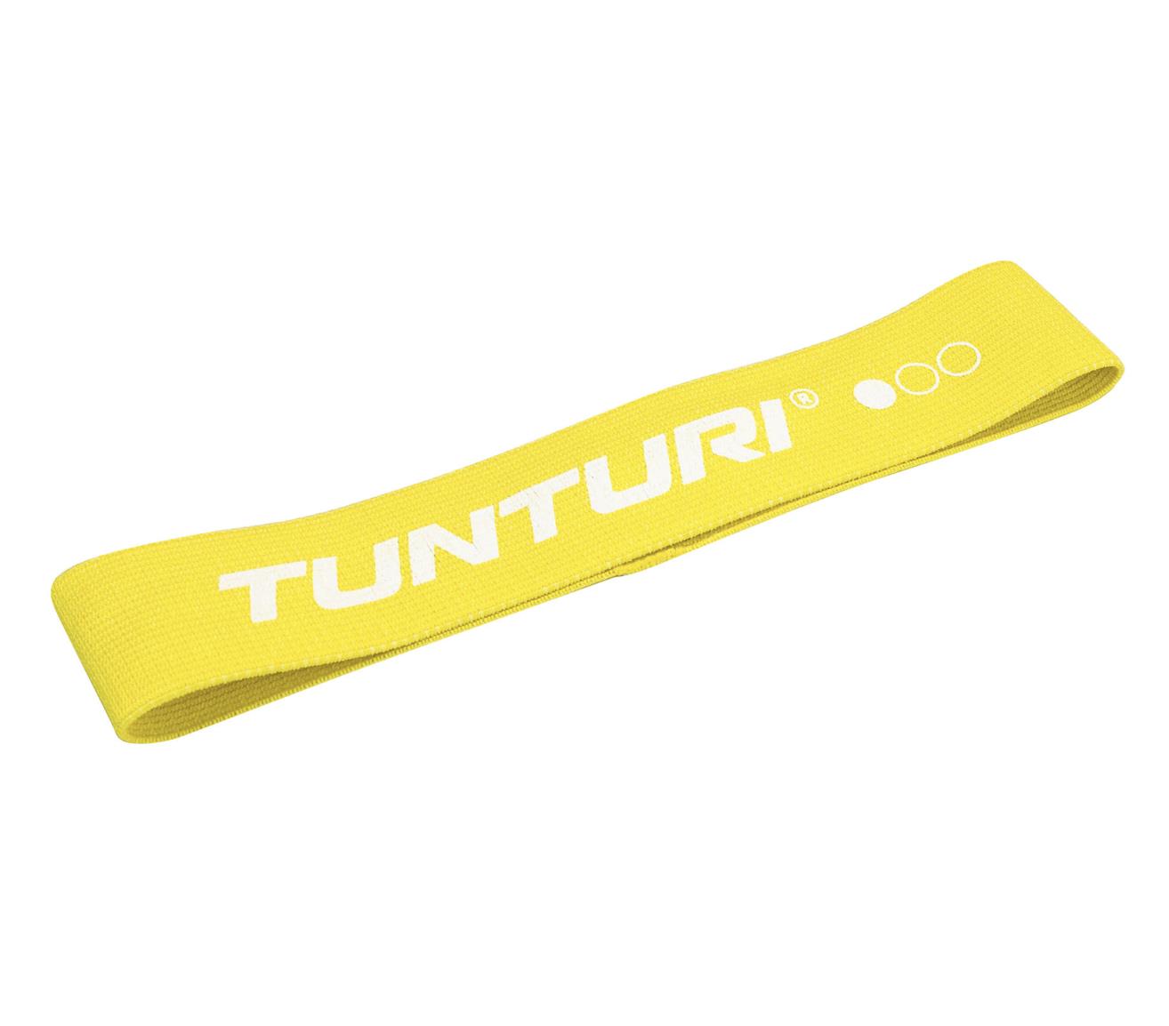 Tunturi Textile Resistance Band, Light, Yellow