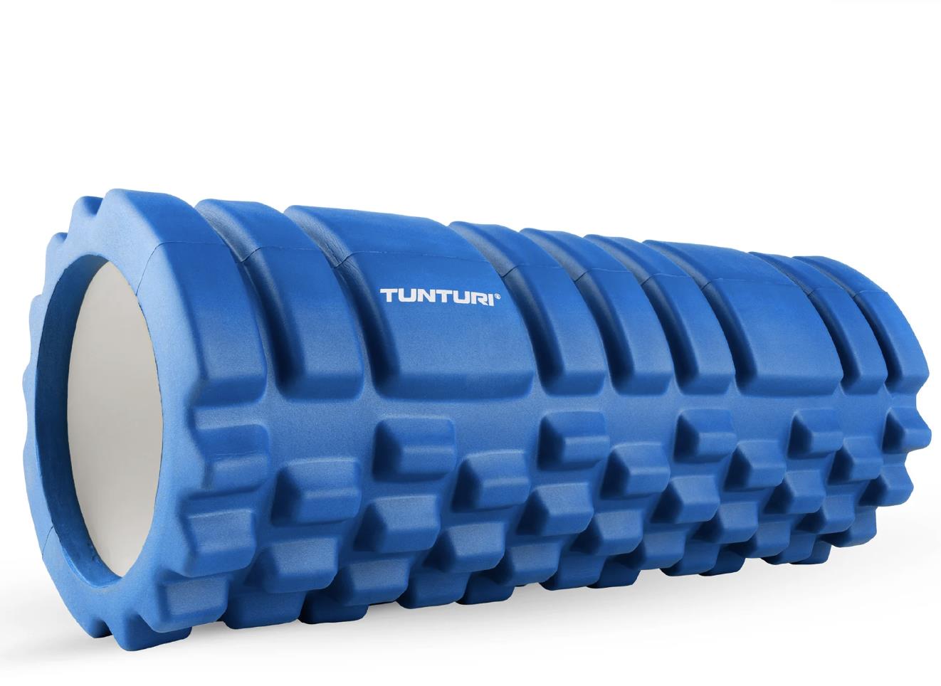 Tunturi Yoga Grid Foam Roller, 33cm, Blue