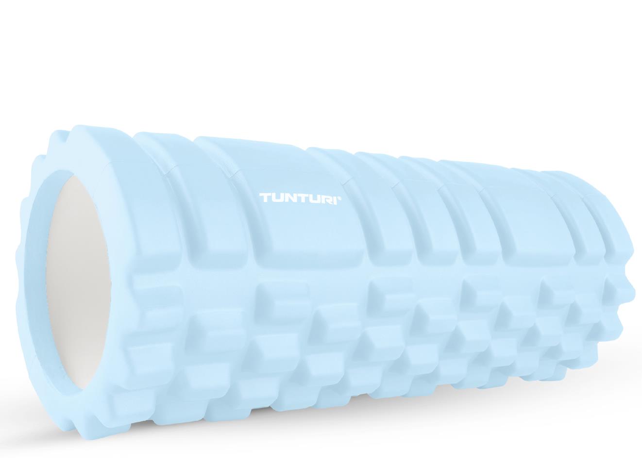 Tunturi Yoga Grid Foam Roller, 33cm, Light Blue