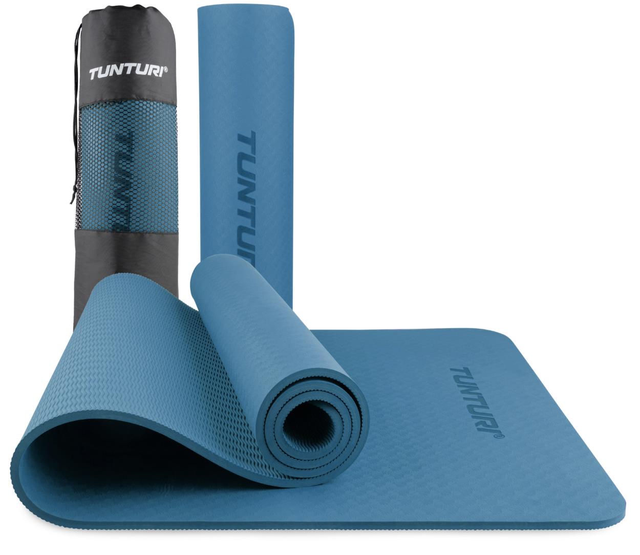 Tunturi Yogamat 8mm - Petrol Blue