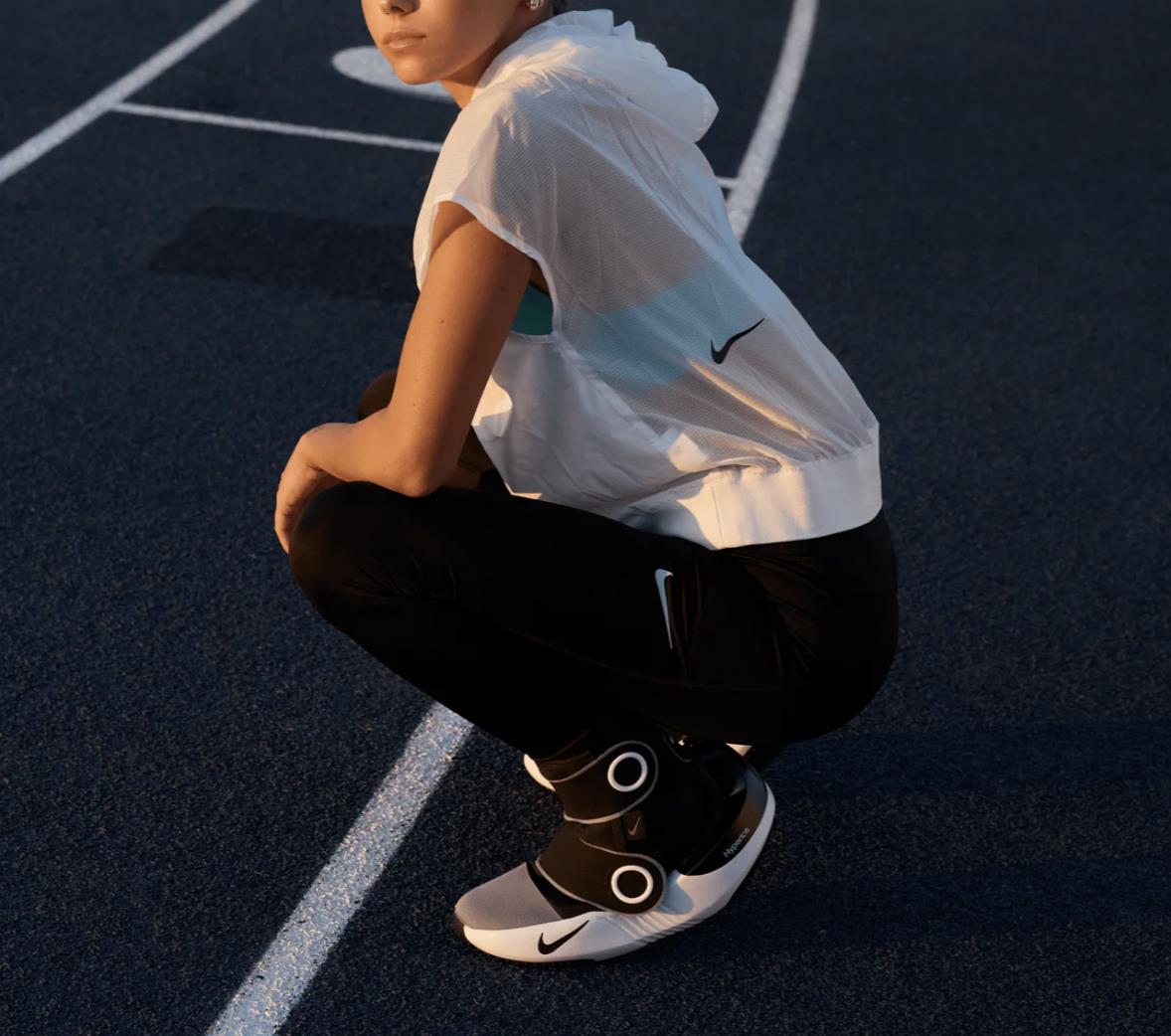 Nike x Hyperice Hyperboot Shoes, Black & White XXL