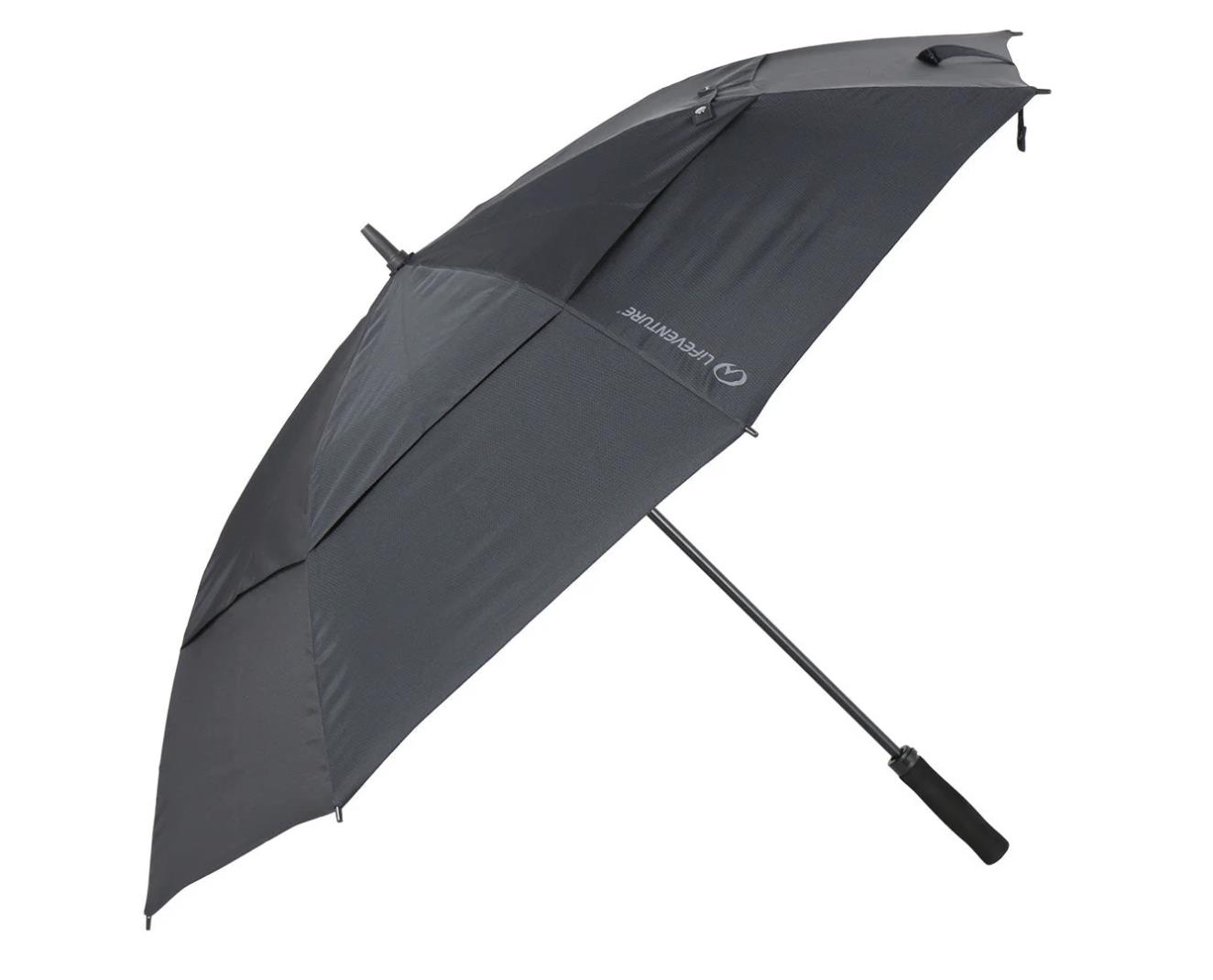 Lifeventure Trek Umbrella, Extra Large, Black