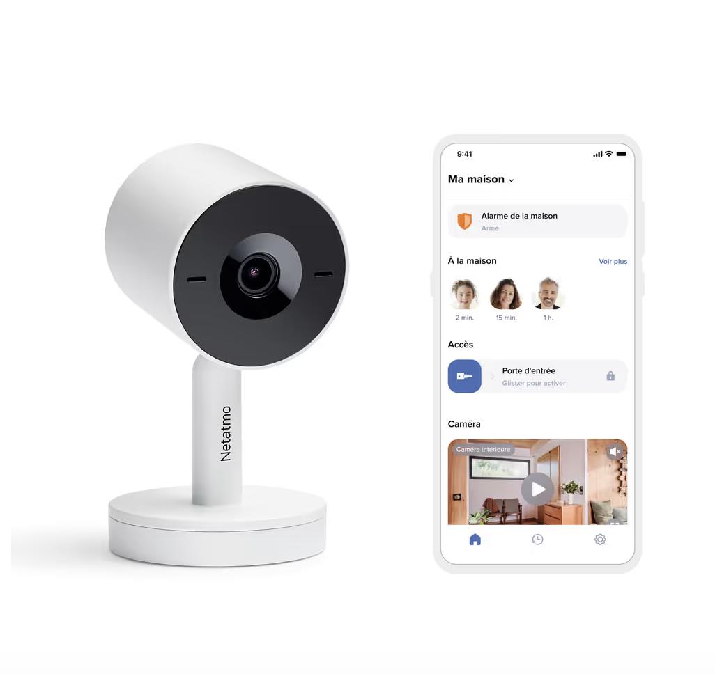 Netatmo Advance Indoor Cam, White, NEW