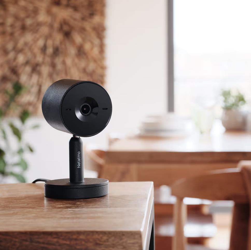 Netatmo Advance Indoor Camera, Black, NEW