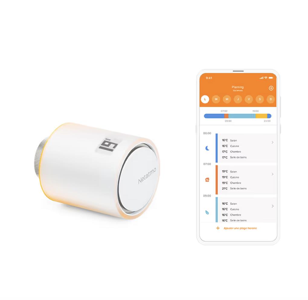 Netatmo nutikas termostaatventiil, 3 tk