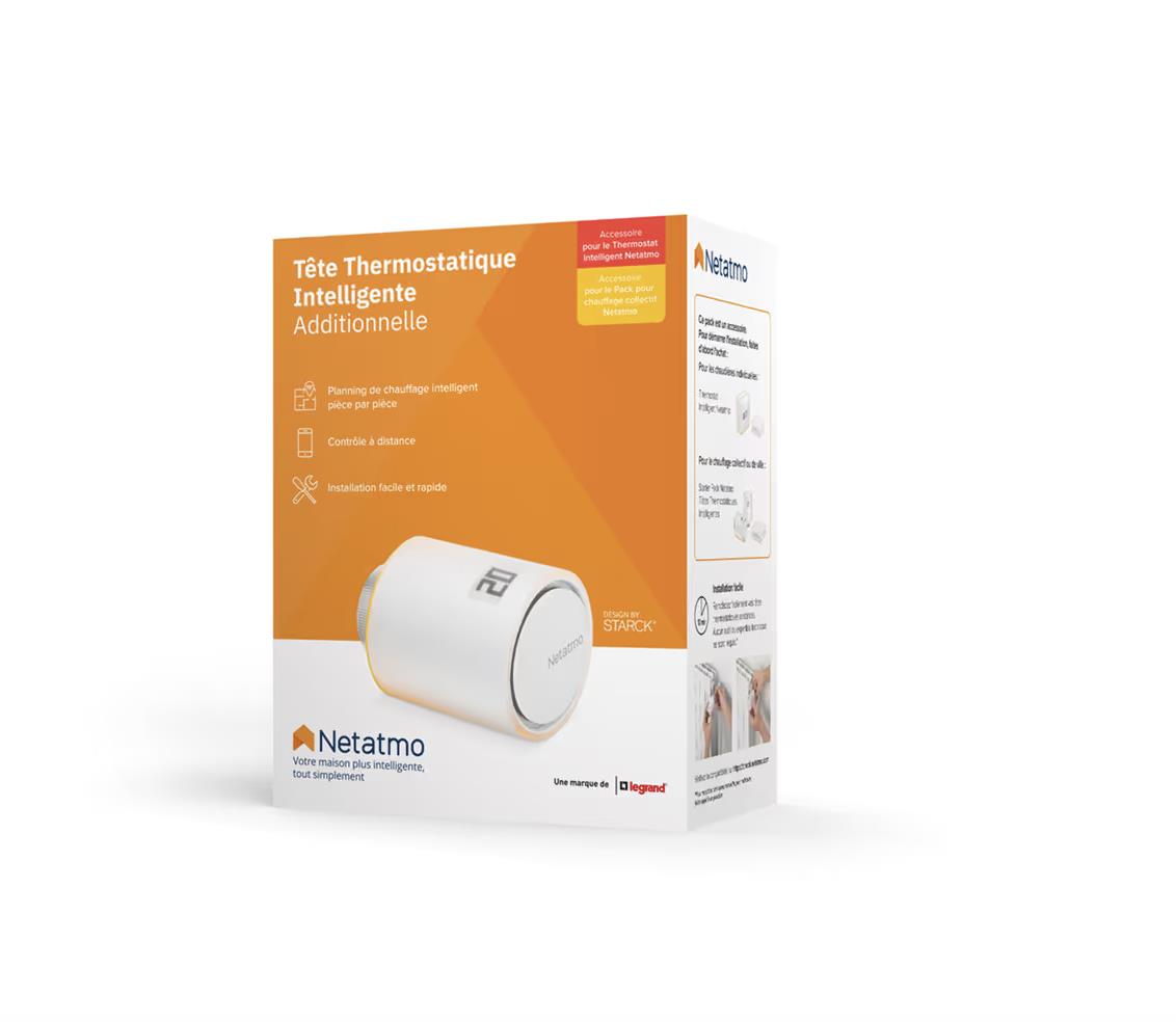 Netatmo nutikas termostaatventiil, 3 tk