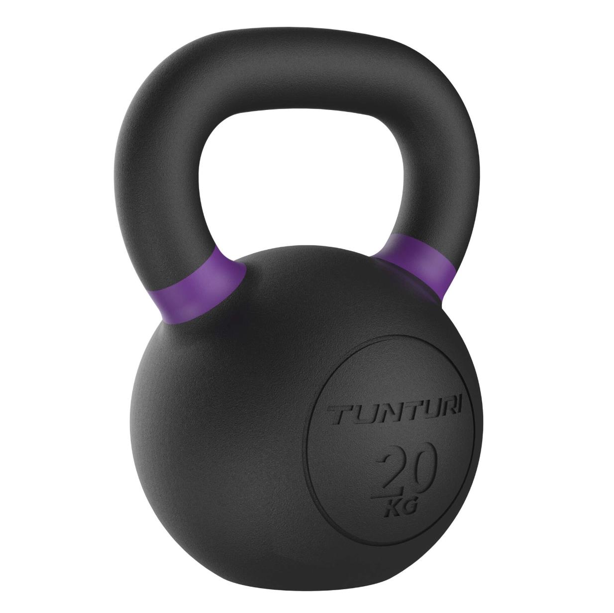 Tunturi Platinum Cast Iron Kettlebell, 20kg
