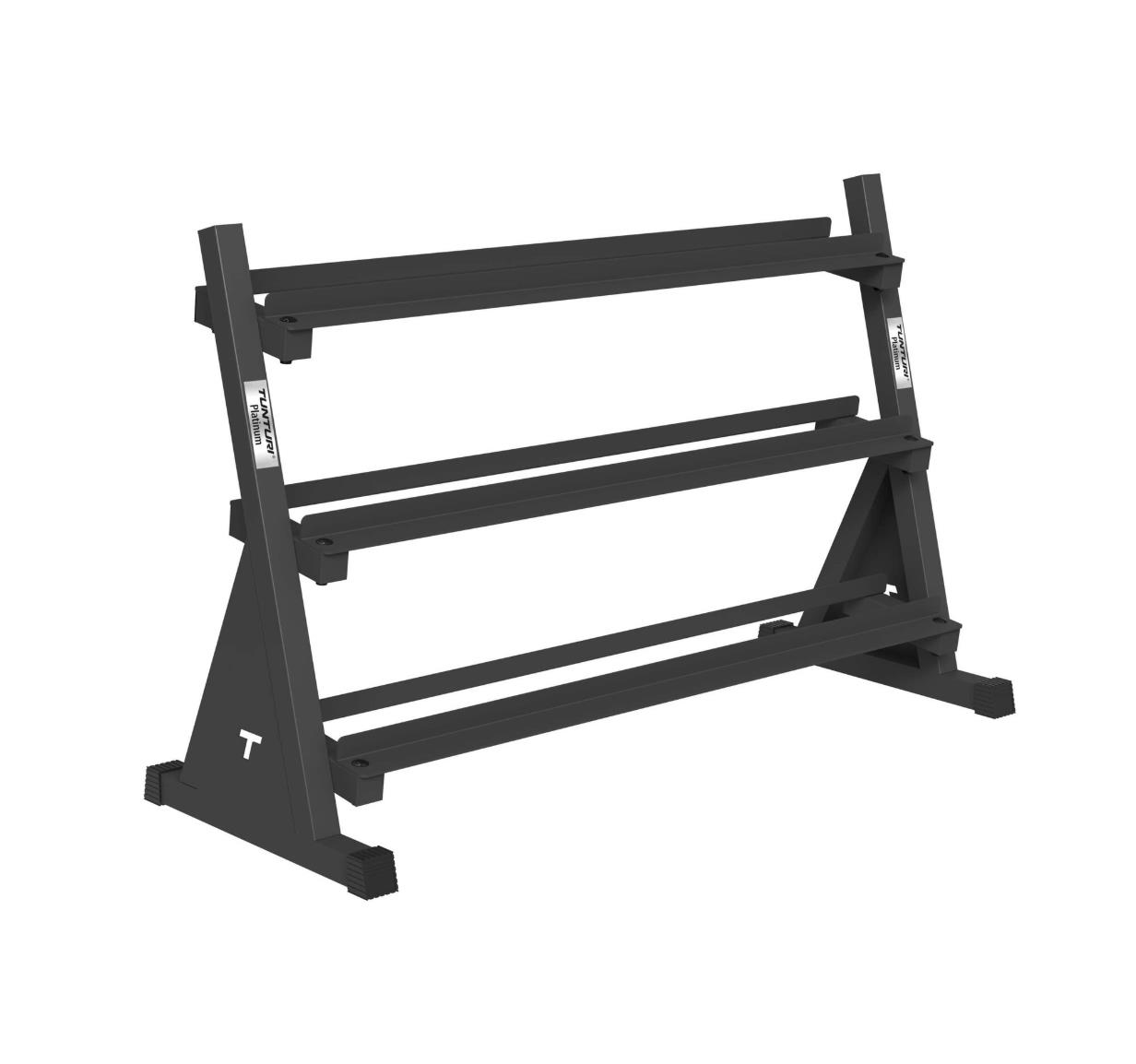 Tunturi Platinum Hex Rubber Dumbbell Rack