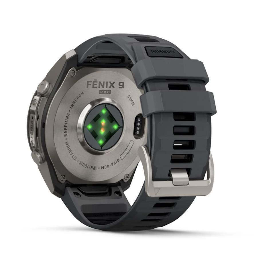 Garmin fenix 9 Pro nutikell, inReach, 51 mm, titaan, grafiit/must silikoonrihm