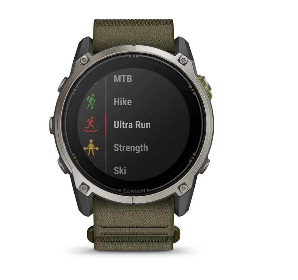 Enduro 4 Bare Ti w/Olive ComfortFit Fabric Band
