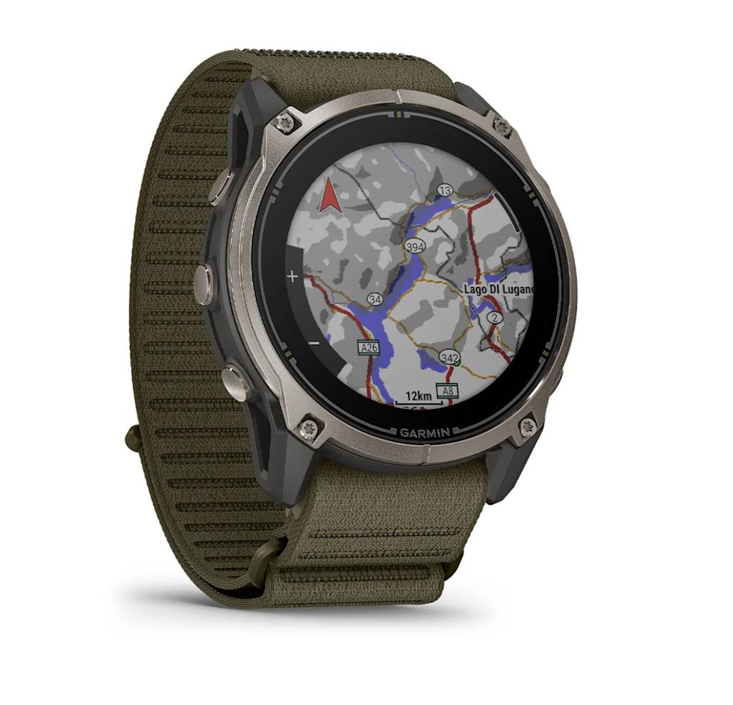 Enduro 4 Bare Ti w/Olive ComfortFit Fabric Band