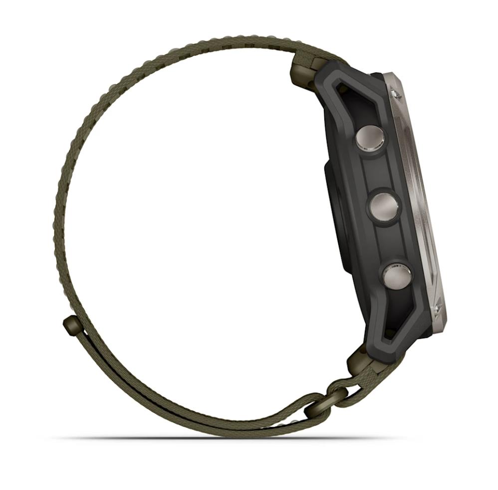 Enduro 4 Bare Ti w/Olive ComfortFit Fabric Band