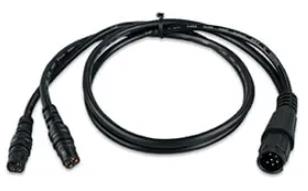 Garmin 6-pin Transducer to 4-pin Sounder Adapter Cable