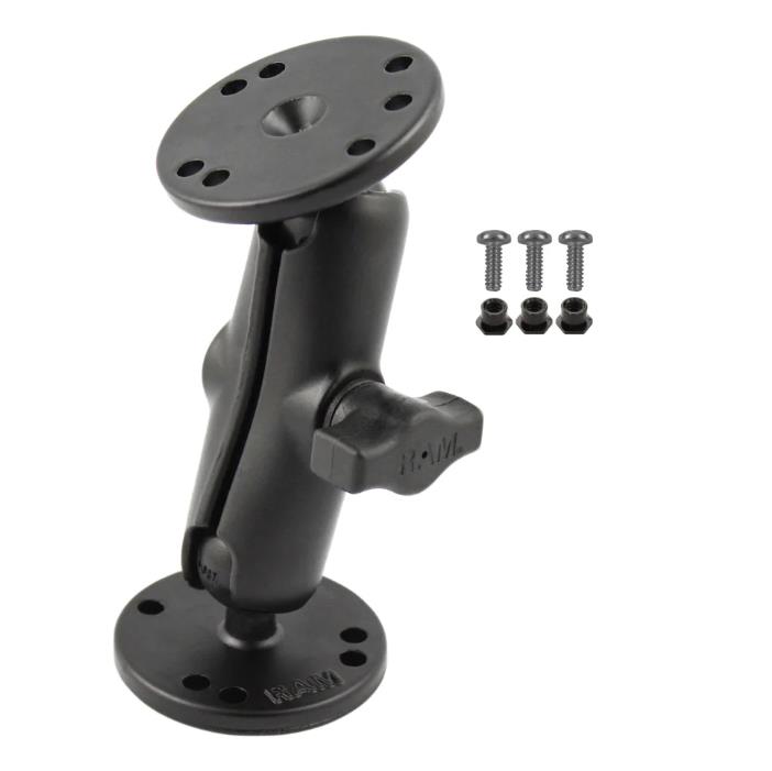 RAM Double Ball Mount with Hardware for Garmin GPSMAP