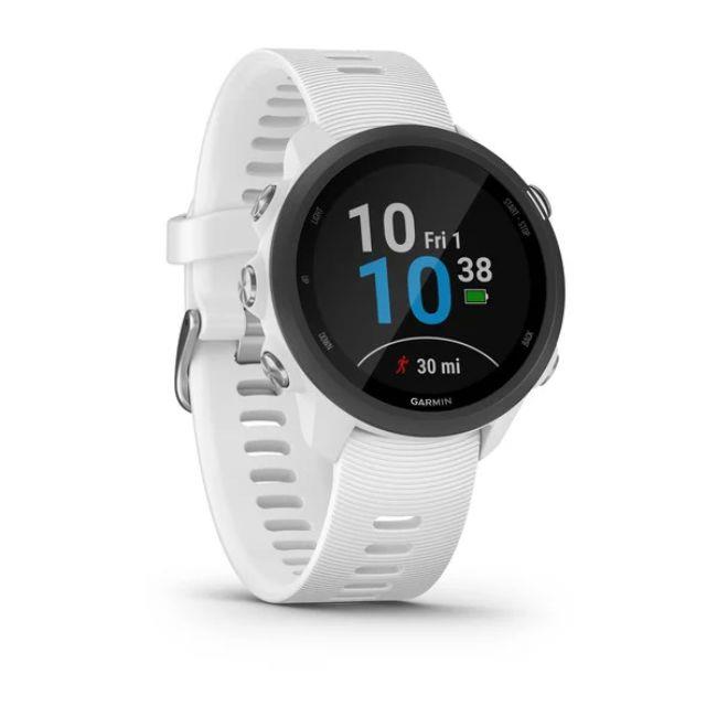 Garmin Forerunner 245 Music Skriešanas pulkstenis, Balts/Melns