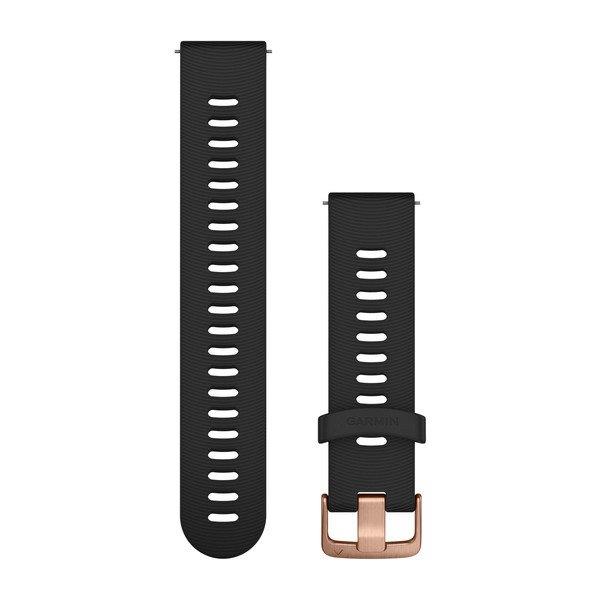 Garmin Pulksteņa siksniņa priekš Forerunner 645, 20 mm, Melna / rozā zelta