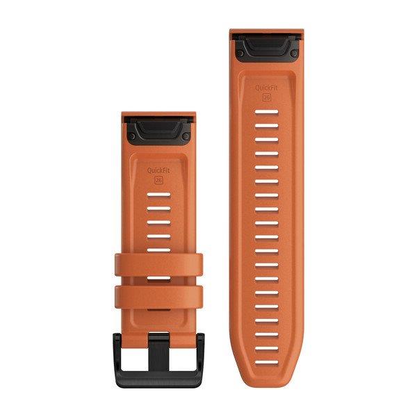 Garmin QuickFit 26mm Pемешок для часов fenix 6X, Янтарно-оранжевый