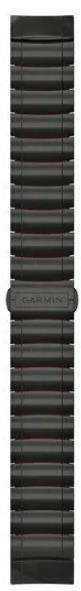 Garmin QuickFit Premium 22 Watch Strap, Carbon Gray DLC